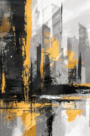 Urban Symphony: A Metropolis in Motion wall art