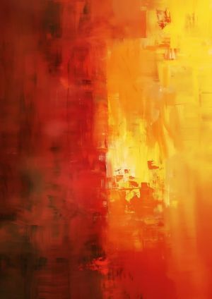 Luminous Radiance: A Study in Warm Hues wall art