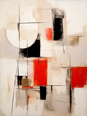 Geometric Elegance - Modern Composition wall art