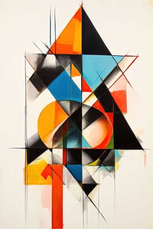 Harmonic Geometries: A Play of Forms wall art
