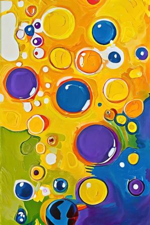 Vibrant Sphere Symphony wall art