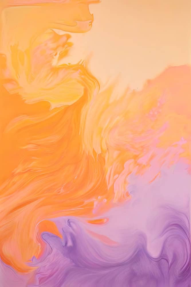 Ethereal Symphony: Sunset and Lilac premium reproduction