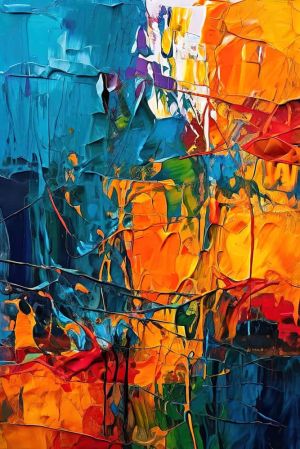Resonant Tides of Color wall art