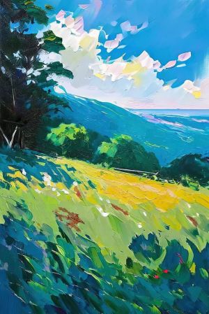 Serenade of Vibrant Horizons wall art