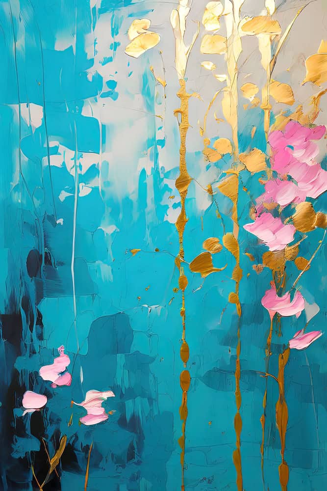 Ethereal Blossoms: Elegance in Motion premium reproduction