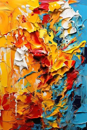 Ebullient Symphony of Color wall art