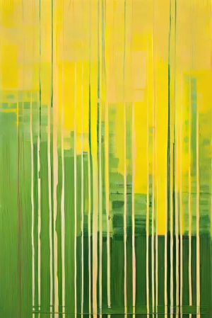Verdant Symphony: Vertical Visions wall art