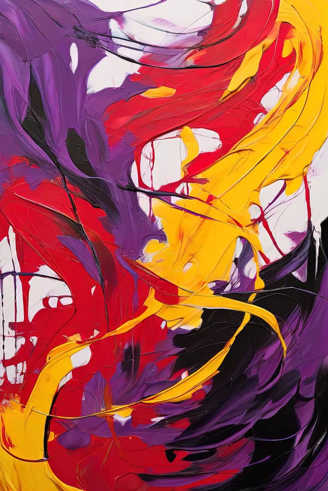 Vibrant Rhythms: A Symphony of Color premium reproduction