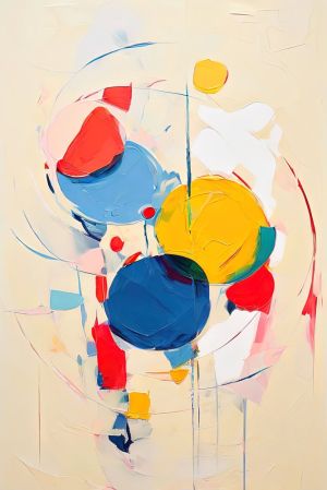 Cosmic Symphony - Abstract Expressionism wall art