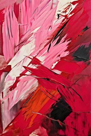 Chromatic Dance: A Symphony in Reds wall art