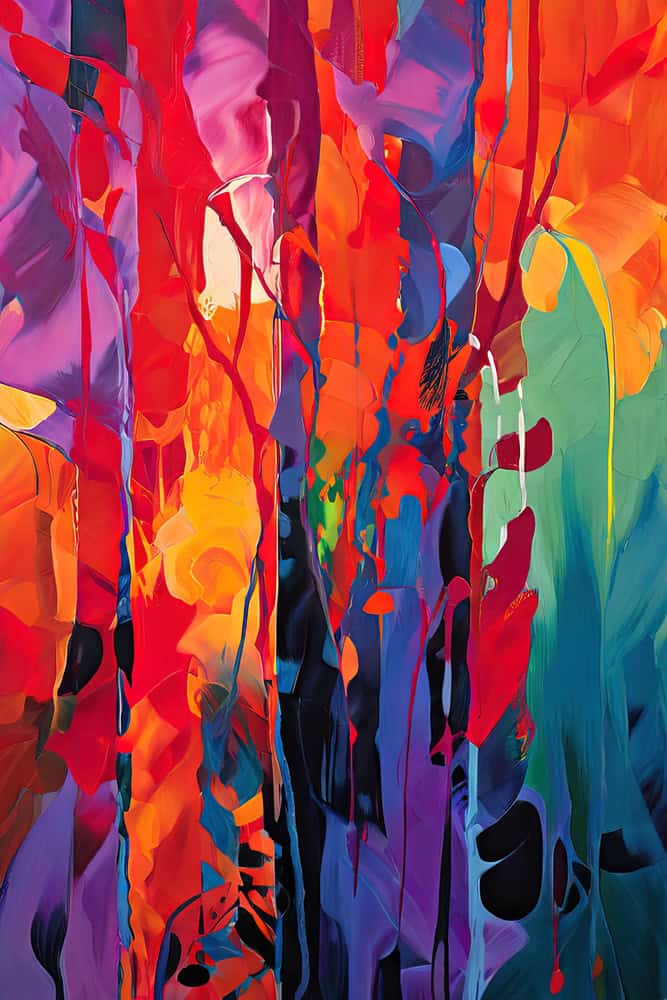 Vibrant Tapestry: Chromatic Symphony premium reproduction