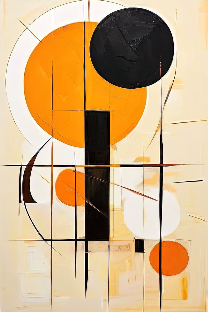 Spheres of Illumination: A Geometric Symphony premium reproduction