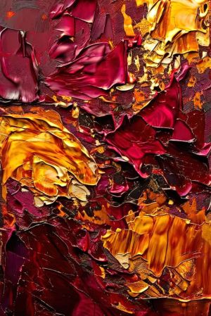 Crimson Sunset Reverie wall art