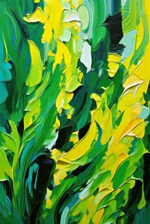 Verdant Symphony: Embracing Nature's Palette wall art