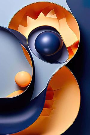 Echoes of Geometry: Enigmatic Forms wall art