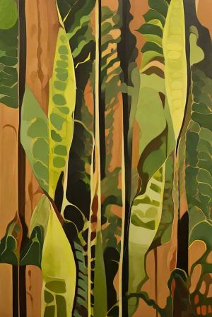 Harmony in Verdant Layers wall art