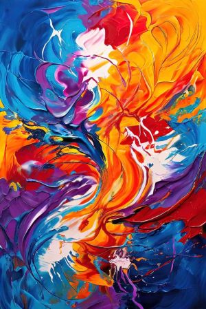 Ethereal Energies: A Symphony of Colors wall art