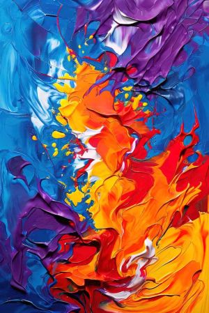 Ebullient Symphony of Colors wall art