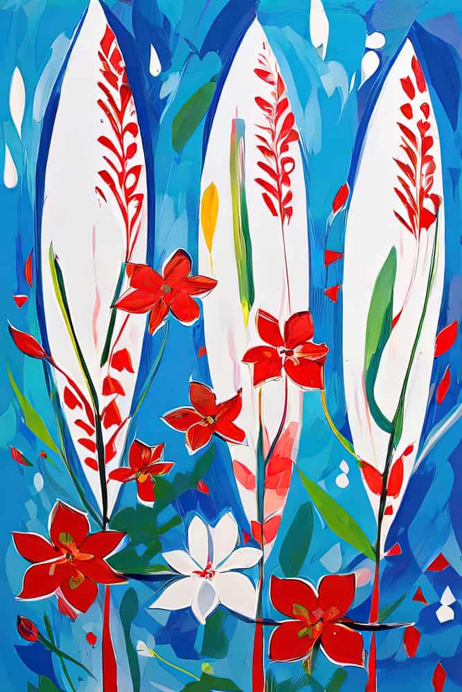 Vibrant Symphony of Nature premium reproduction