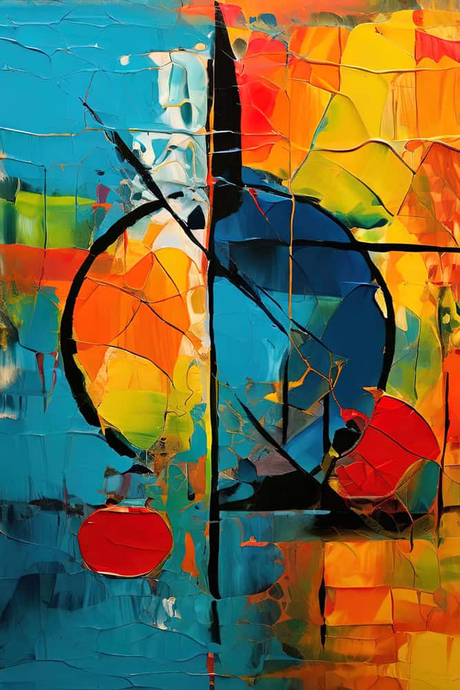 Chromatic Symphony: Color & Form premium reproduction