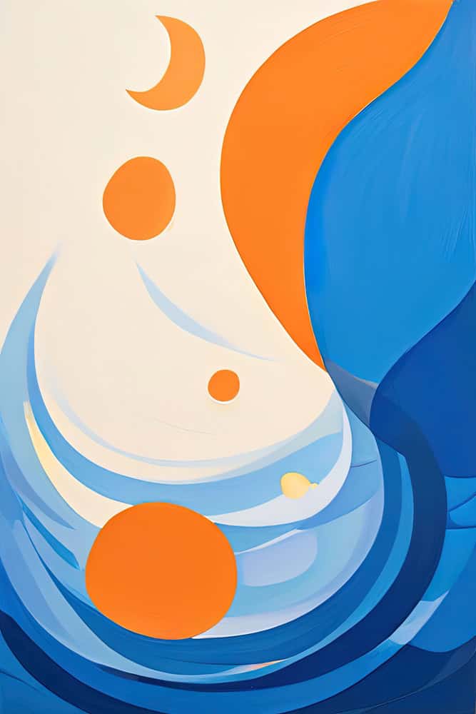 Luminous Harmony: Celestial Dance premium reproduction
