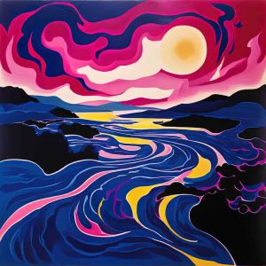 Luminous Tides: A Journey Through Color wall art