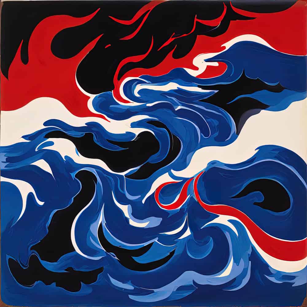 Ethereal Flow: A Symphony of Colors premium reproduction