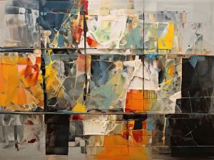 Celestial Refractions: The Dance of Color wall art