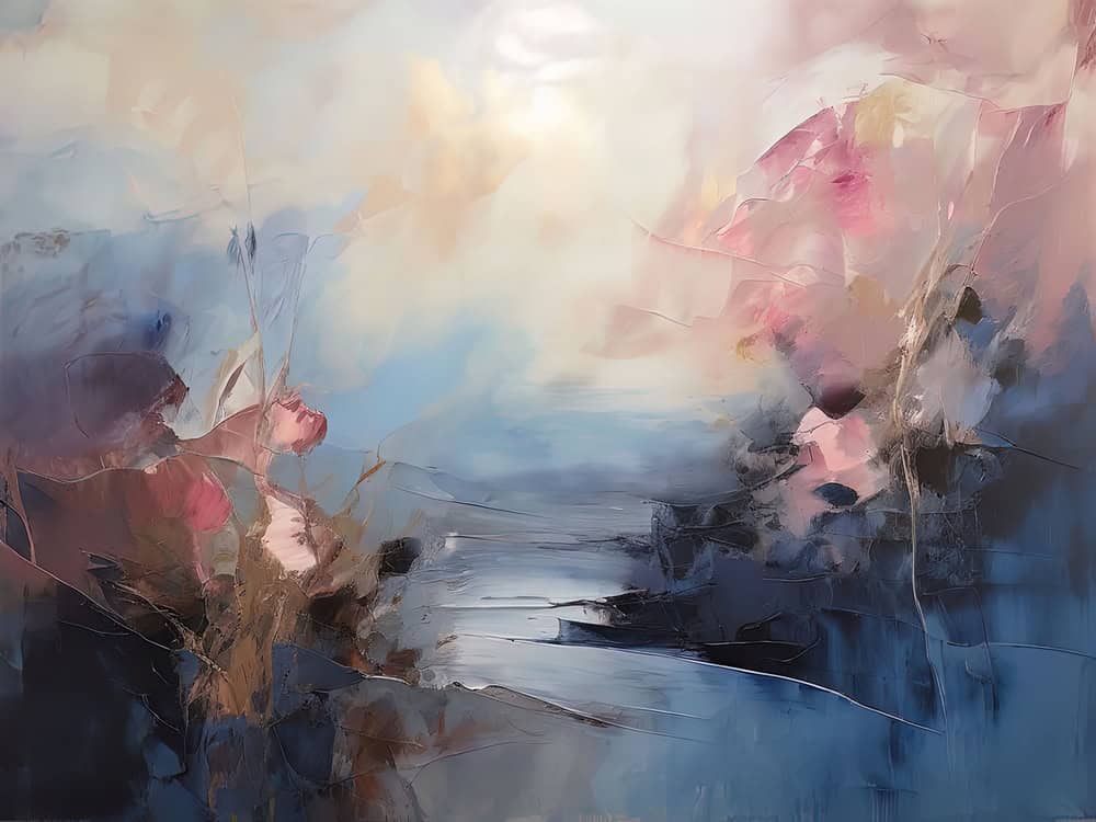 Ethereal Dreamscape: A Symphony of Colors premium reproduction