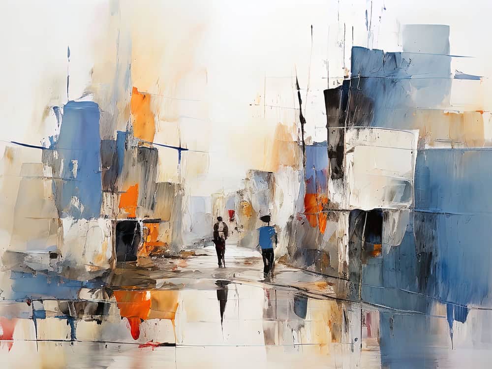 Urban Symphony: An Exploration in Color premium reproduction