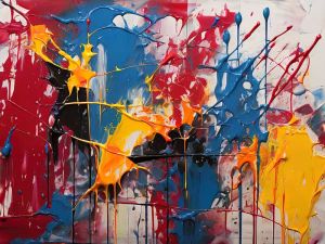 Vibrant Symphony: Dynamic Canvas wall art