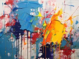 Vibrant Symphony in Abstract wall art