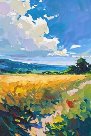 Serenade of Summer Skies wall art
