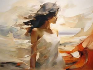 Ethereal Whispers of the Mistral wall art