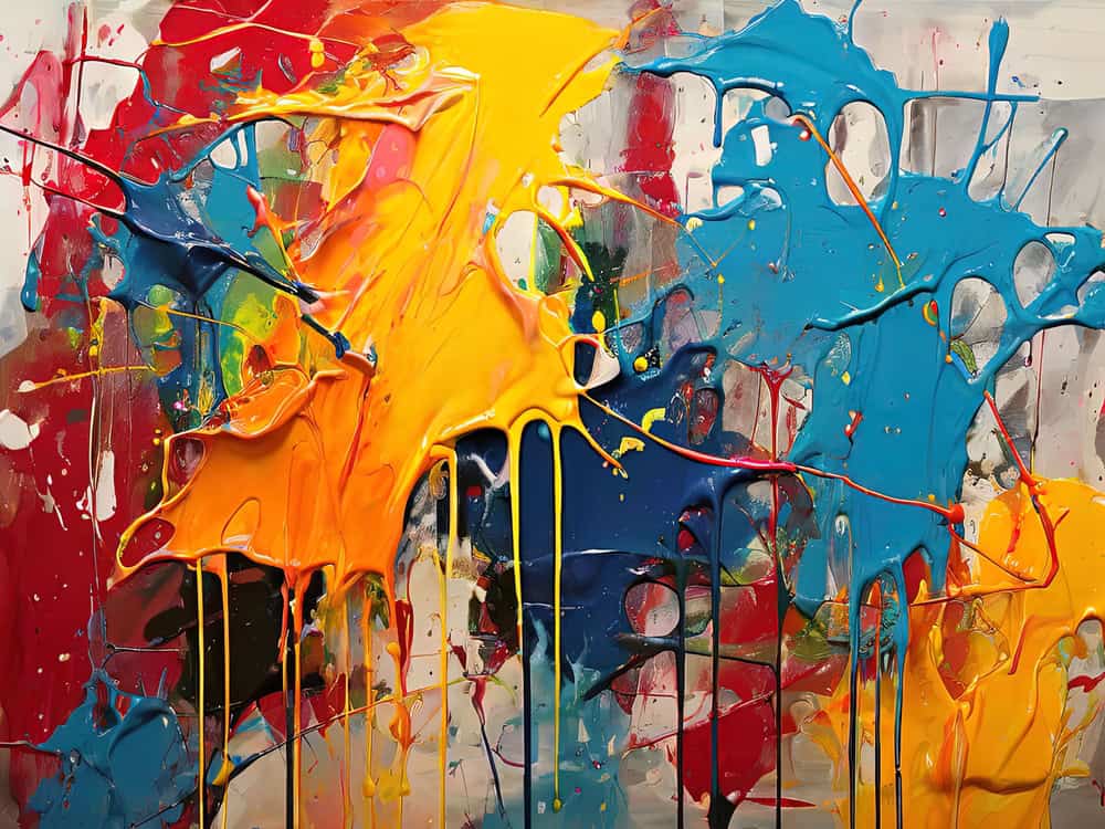 Vibrant Symphony: Colors in Motion premium reproduction