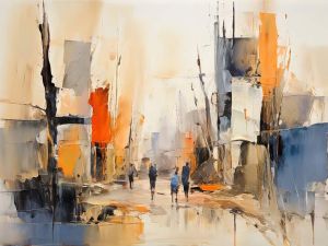 Transient Urban Symphony wall art