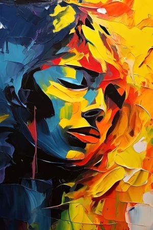 Ethereal Expressions: Harmony in Color wall art