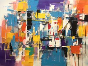 Chromatic Symphony: A Dance of Colors wall art