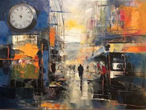 Ethereal Urban Symphony wall art