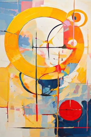 Eclipse of Vibrancy - Harmonious Convergence wall art