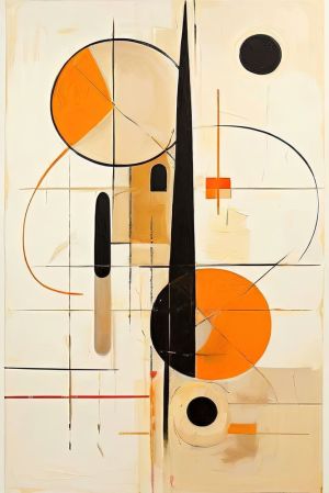 Celestial Geometries: A Study in Balance wall art