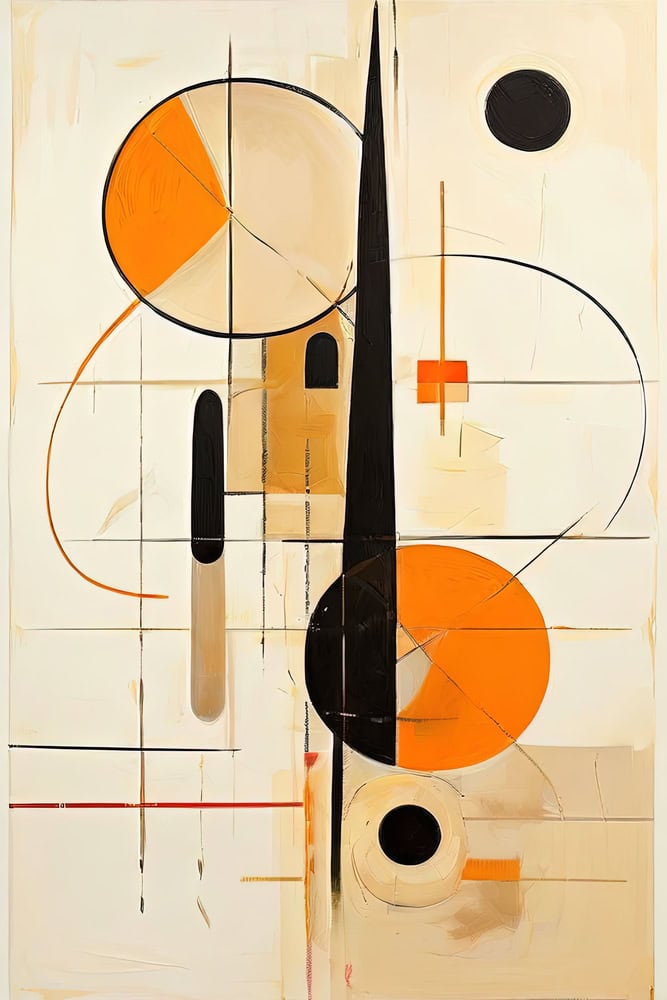 Celestial Geometries: A Study in Balance premium reproduction