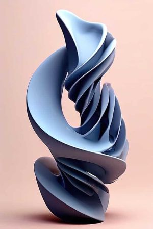 Ethereal Curves - Sculpture Symphony wall art