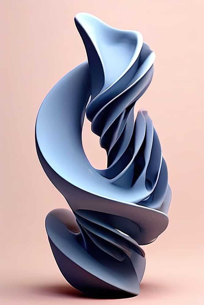 Ethereal Curves - Sculpture Symphony premium reproduction