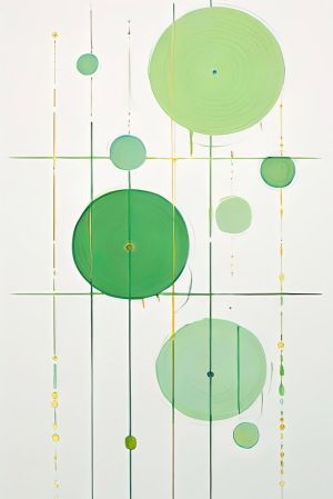 Celestial Harmony: Circles in Motion wall art
