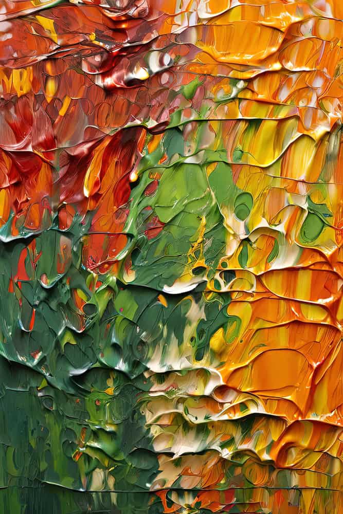 Vibrant Symphony: A Dance of Colors premium reproduction