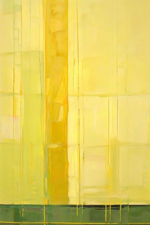 Luminous Harmony: A Study in Yellow wall art
