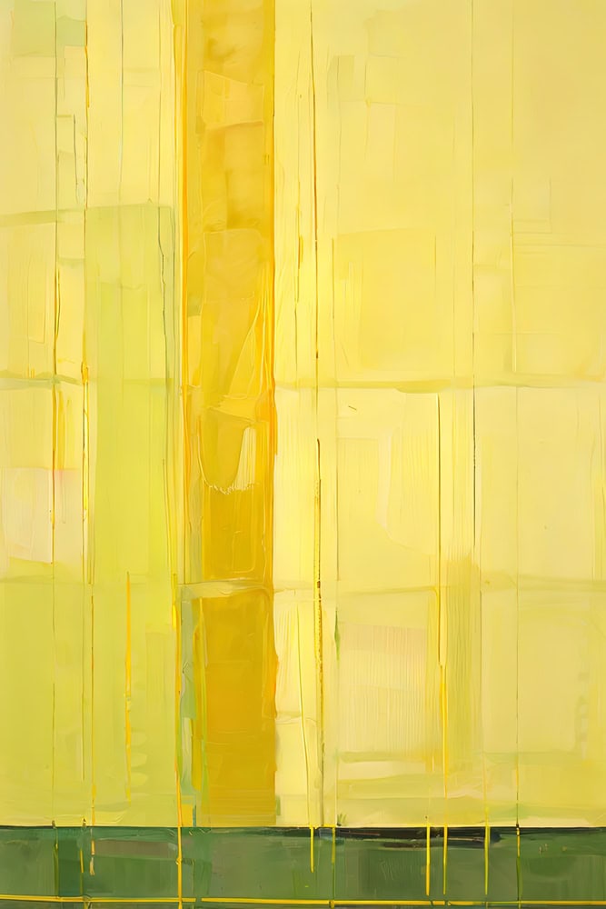 Luminous Harmony: A Study in Yellow premium reproduction