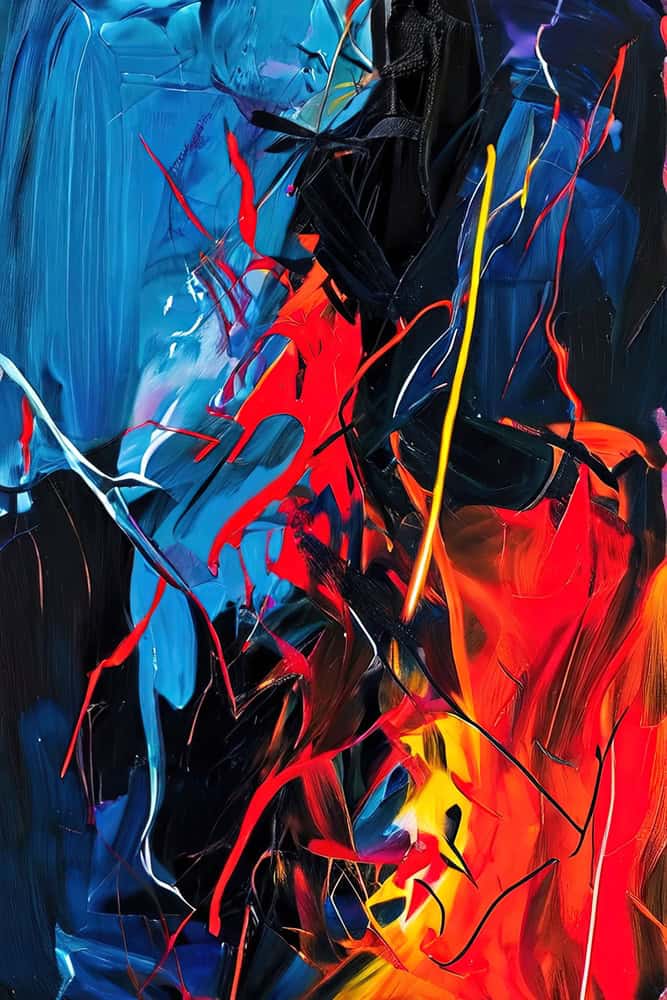 Vivid Energies: A Symphony of Color premium reproduction
