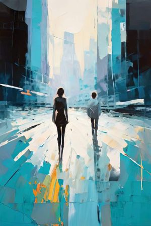 Urban Reflections: A Journey Through Color wall art